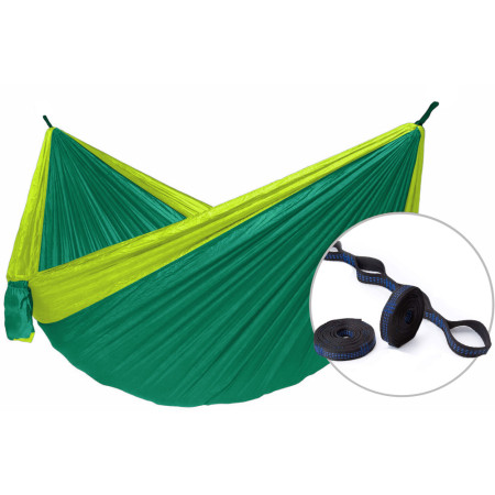 Hamak Hamaka.eu Camping single + Slap Strap zielony