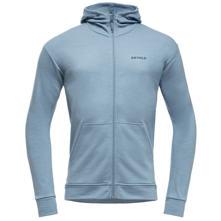 Męska bluza Devold Everyday Zip Hoodie Man jasnoniebieski SKYBLUE