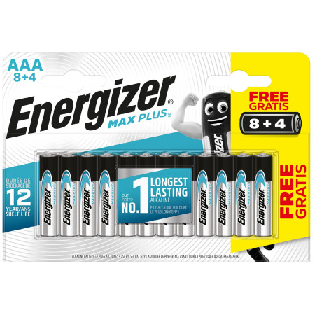 Baterie Energizer Max Plus AAA/12 8+4