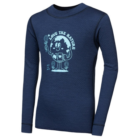 Dziecięca koszulka Sensor Merino DF Planet Deep Blue ciemnoniebieski Deep Blue