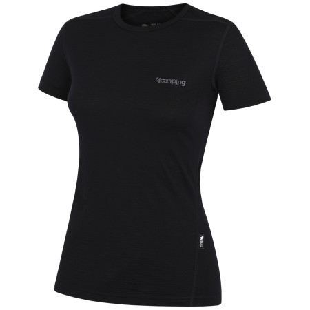 Koszulka damska Zulu Merino 160 Short 4C czarny black