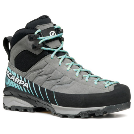 Buty trekkingowe wysokie damskie Scarpa Mescalito Trk 2 Gtx Wmn szary/niebieski Midgray - Aqua