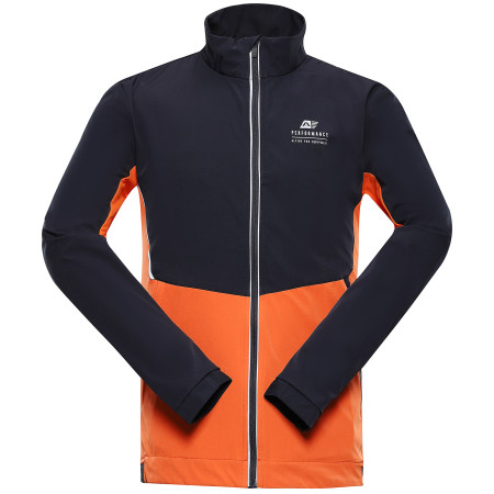 Męska kurtka softshellowa Alpine Pro Tych niebieski/pomarańczowy navy