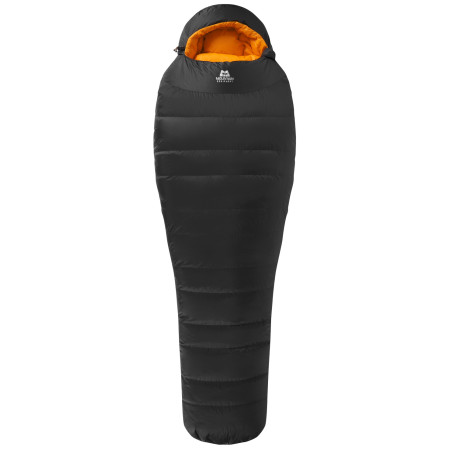 Śpiwór puchowy Mountain Equipment Glacier 1000 Regular czarny/pomarańczowy Me-01595 Obsidian