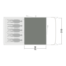 Dywan do namiotu Outwell Cozy Carpet Denver 5