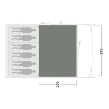 Dywan do namiotu Outwell Cozy Carpet Denver 6