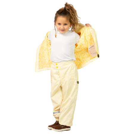 Dziecięca kurtka przeciwdeszczowa DucKsday Rain Jacket Lemonade