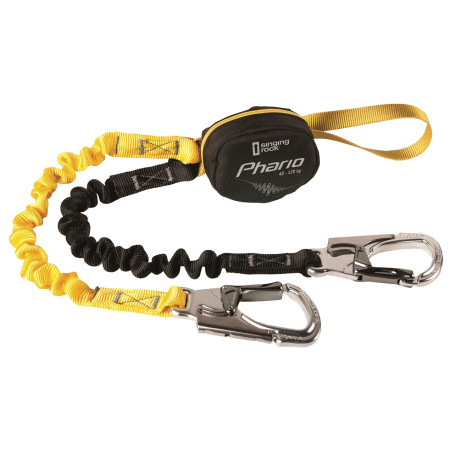 Lonża wspinaczkowa Singing Rock Phario Palm (2022) czarny/żółty