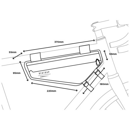 Torba na ramę Restrap Frame bag Small