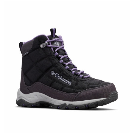 Buty zimowe damskie Columbia Firecamp™ Boot czarny/fioletowy Black, Plum Purple