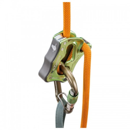 Zabezpieczenie Climbing Technology Click Up Green s HMS karabinou