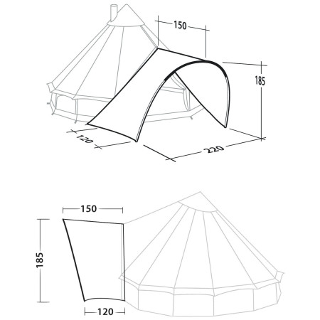 Wiata namiotowa Robens Front Porch