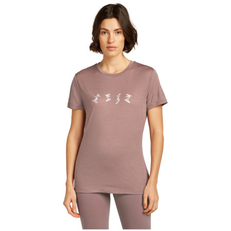 Koszulka damska Icebreaker Women Merino 150 Tech Lite SS Tee Snow Day