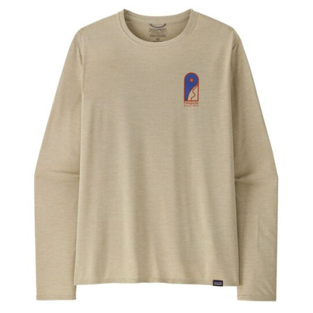 Koszulka męska Patagonia M's L/S Cap Cool Daily Graphic Shirt - Lands