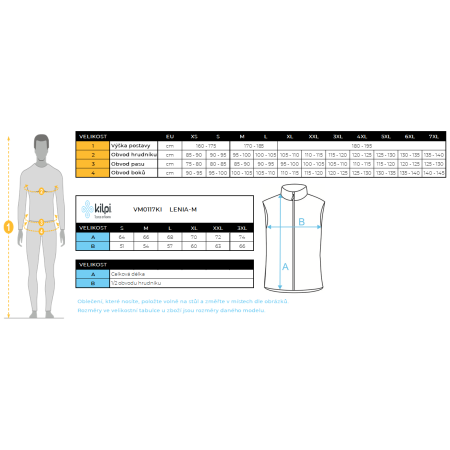 Kamizelka męska Kilpi Lenia-M