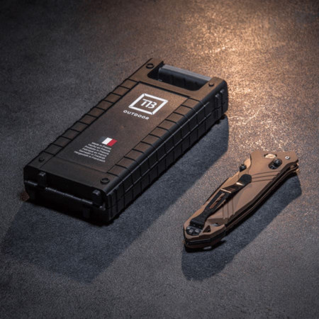 Nóż składany TB OUTDOOR Cac S200 French Army Knife Textured Pa6 Smooth