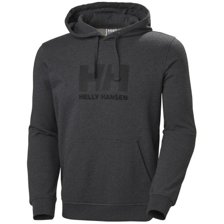 Męska bluza Helly Hansen Hh Logo Hoodie szary Ebony Melange