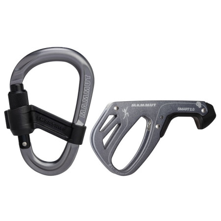 Pomoc do asekuracji Mammut Smart 2.0 Belay Package szary grey