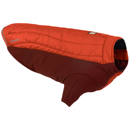 Ubranko dla psa Ruffwear Powder Hound Jacket pomarańczowy Persimmon Orange