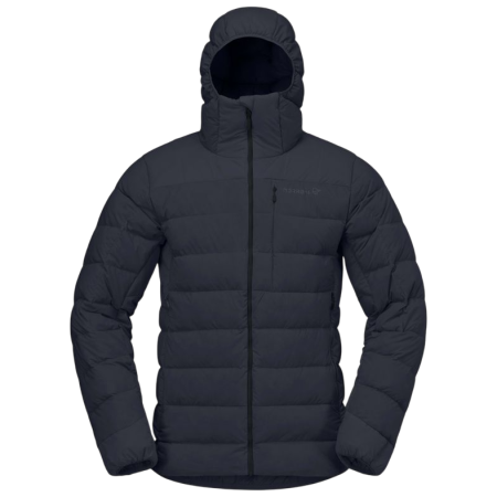Męska kurtka puchowa Norrona femund down700 Zip Hood czarny Caviar Black