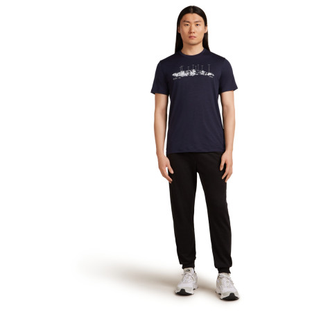 Koszulka męska Icebreaker Men Merino 150 Tech Lite SS Tee The Peaks