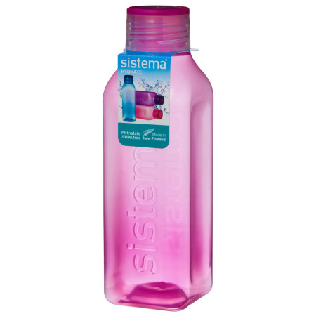 Butelka Sistema Square 725ml różowy