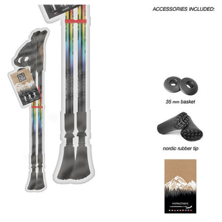 Dziecięce kije do nordic walking Fizan NW Speed Junior