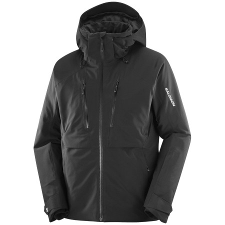 Kurtka męska Salomon Brilliant 2.0 Jacket M czarny DEEP BLACK