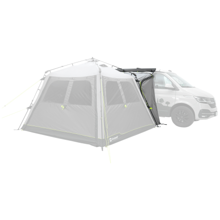 Łącznik namiotowy Outwell Fastlane 300 Vehicle Connector with door szary Grey