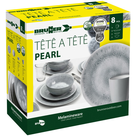 Zestaw naczyń Brunner Set tête-à-tête Pearl 8 pcs