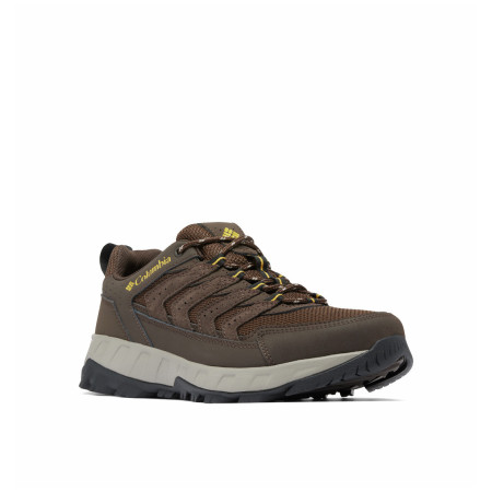 Buty męskie Columbia Strata Trail™ Low Wp brązowy Cordovan, Golden Yellow