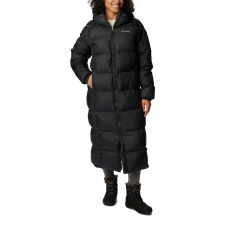 Damski płaszcz zimowy Columbia Puffect™ Long Jacket czarny Black