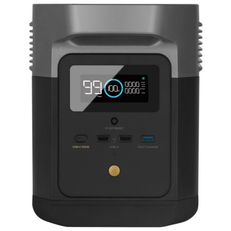 Przenośna stacja zasilania EcoFlow DELTA mini czarny black
