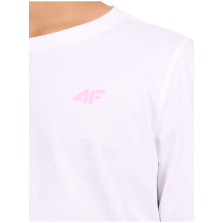 T-shirt dziecięcy 4F Longsleeve F654 White