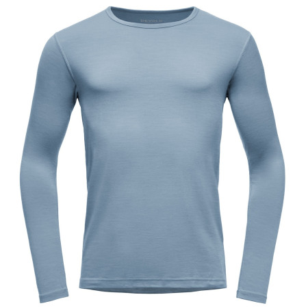 Męska koszulka Devold Breeze Plus Merino 200 Shirt Man jasnoniebieski SKYBLUE