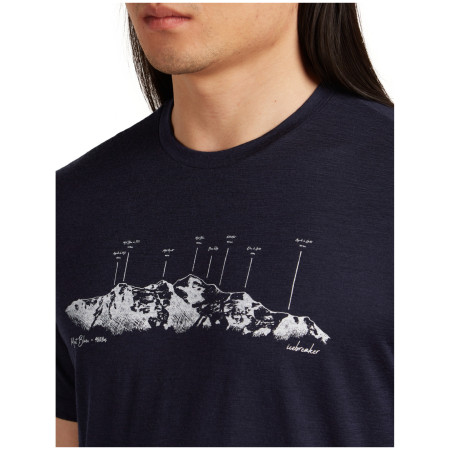 Koszulka męska Icebreaker Men Merino 150 Tech Lite SS Tee The Peaks