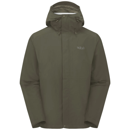 Kurtka męska Rab Downpour Jacket zielony