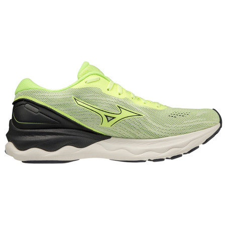 Buty do biegania dla mężczyzn Mizuno Wave Skyrise 3 zielony Neo Lime/Ebony/Snow White
