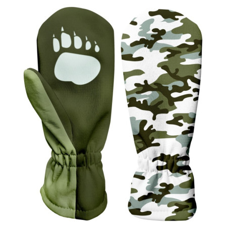 Rękawice softshellowe dziecięce WAMU Khaki