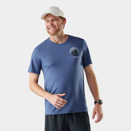 Męska koszulka Smartwool Men's Lunar Bear Active Short Sleeve Graphic Tee