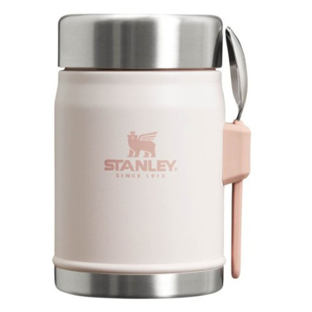 Termos obiadowy Stanley z łyżką/widelcem 400ml różowy Rose Quartz