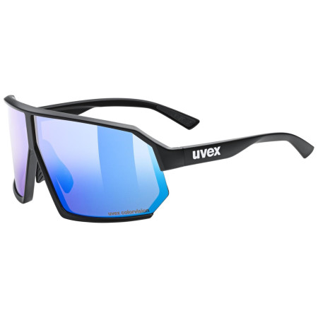 Okulary przeciwsłoneczne Uvex Sportstyle 237 Cv czarny/niebieski Black Matt/Mir.Blue