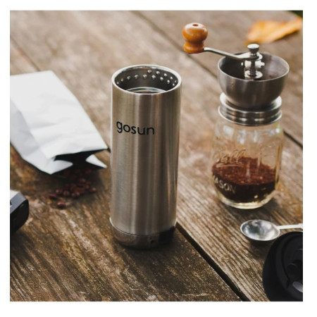 Termos GoSun Brew 12 V a kávovar French Press