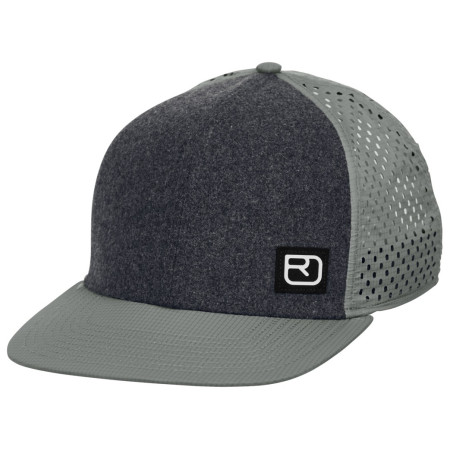 Czapka z daszkiem Ortovox Logo Air Trucker Cap szary/zielony Green Sage