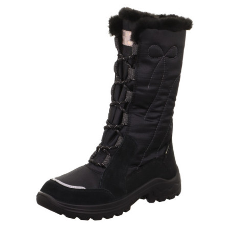 Dziecięce buty zimowe Superfit Aurora Schwarz czarny Schwarz