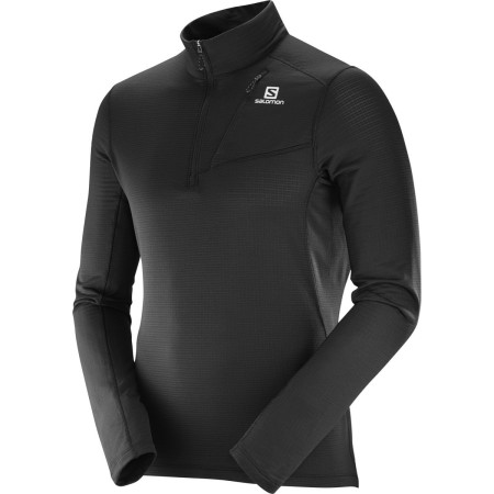 Męska bluza Salomon Grid HZ Mid M czarny Black