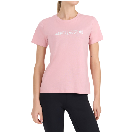Koszulka damska 4F Tshirt F3495 jasnoróżowy Light Pink