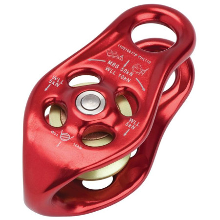 Bloczek z blokadą DMM Pinto Pulley czerwony Red