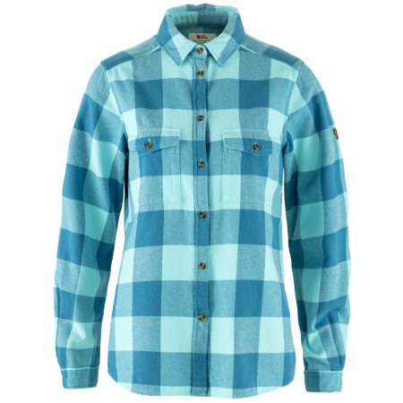 Koszula damska Fjällräven Övik Heavy Flannel Shirt W niebieski Dawn Blue-Breeze Blue