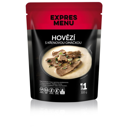 Gotowe jedzenie Expres menu Wołowina z sosem chrzanowym